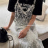 Summer Stylist T-Shirts  With Lacey Dresses